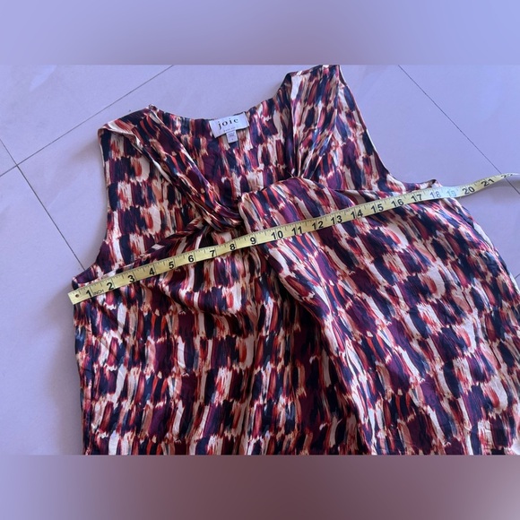 Joie Women's Yellow Silk Malta Halter Blouse Top Size L $198 Lightweight Gold - Picture 11 of 15